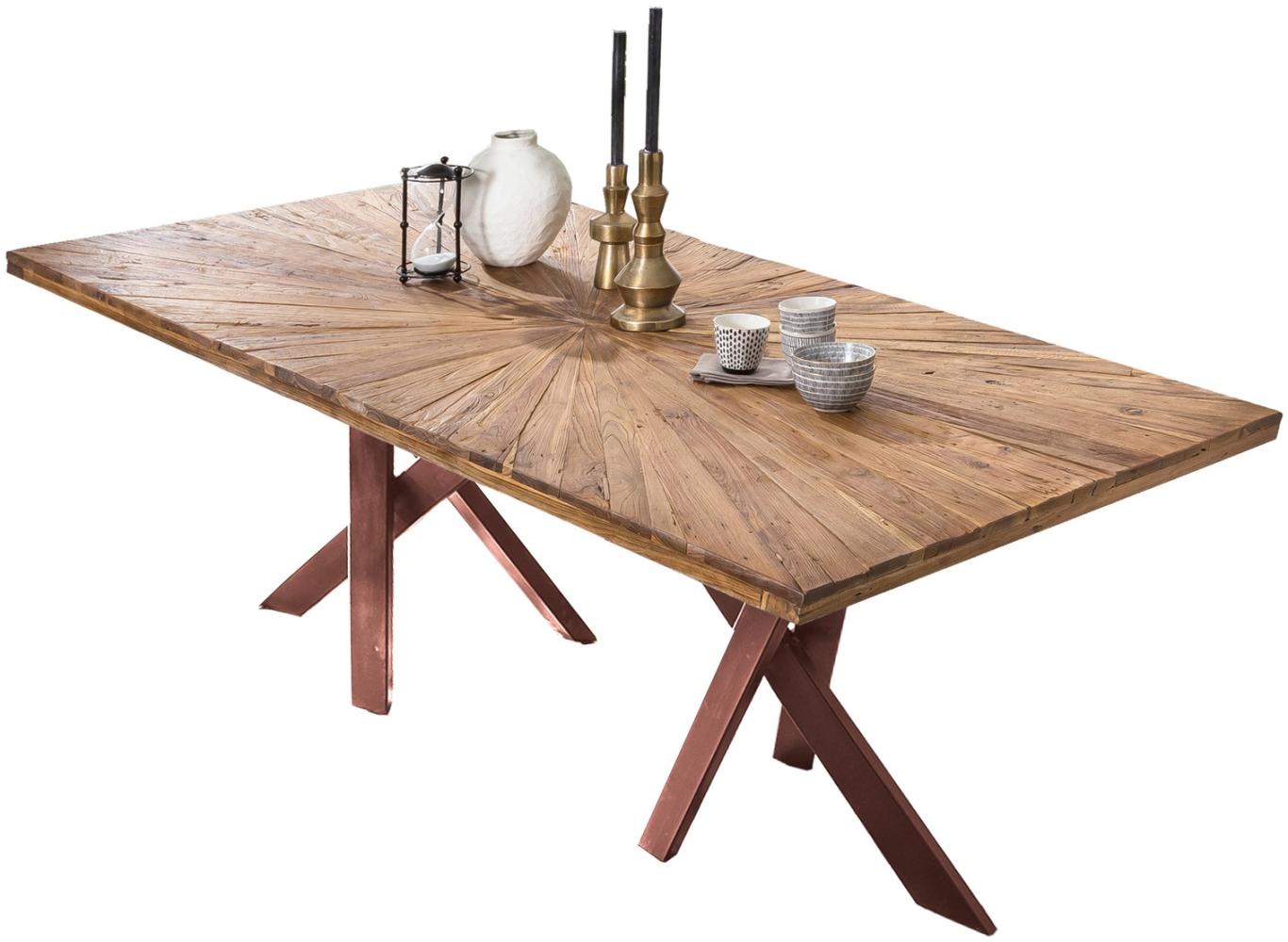 Tisch Tables & Co. Teak und Metall 240 x 100 x 77 cm Bild 1