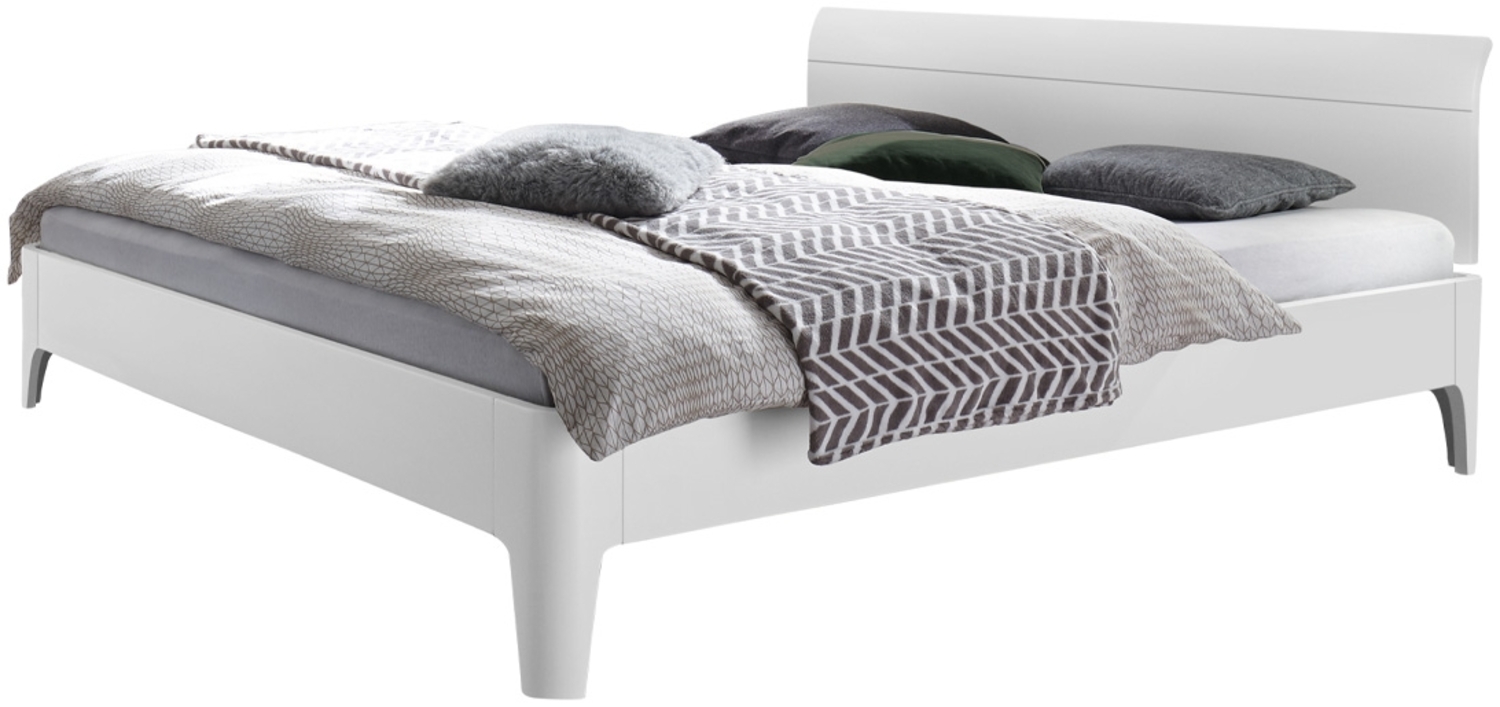 Xpress Hasena Xyvola Komfortbett Buche weiß deckend lackiert (10) 180 cm 220 cm 25 cm Bild 1