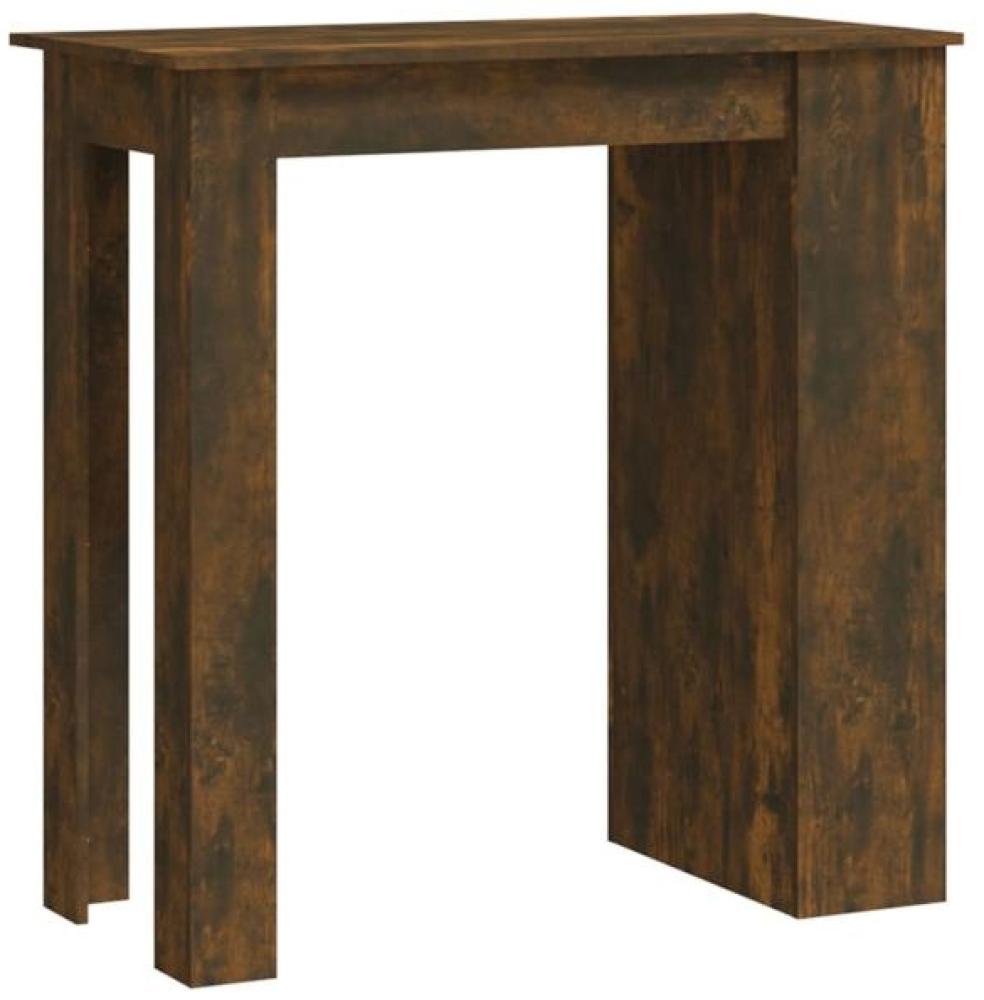 vidaXL Bartisch mit Regal Räuchereiche 102x50x103,5cm Holzwerkstoff 812966 Bild 1