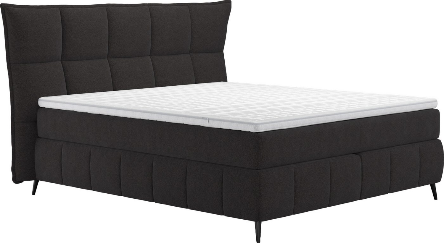 COTTA Boxspringbett Sarah, inkl. Topper, 2 Matratzenkerne, Härtegrade H2, H3 oder H4 Bild 1