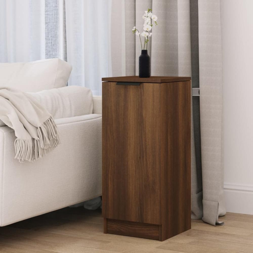 Sideboard Braun Eichen-Optik 30 x 30 x 70 cm Holzwerkstoff [817010] Bild 1