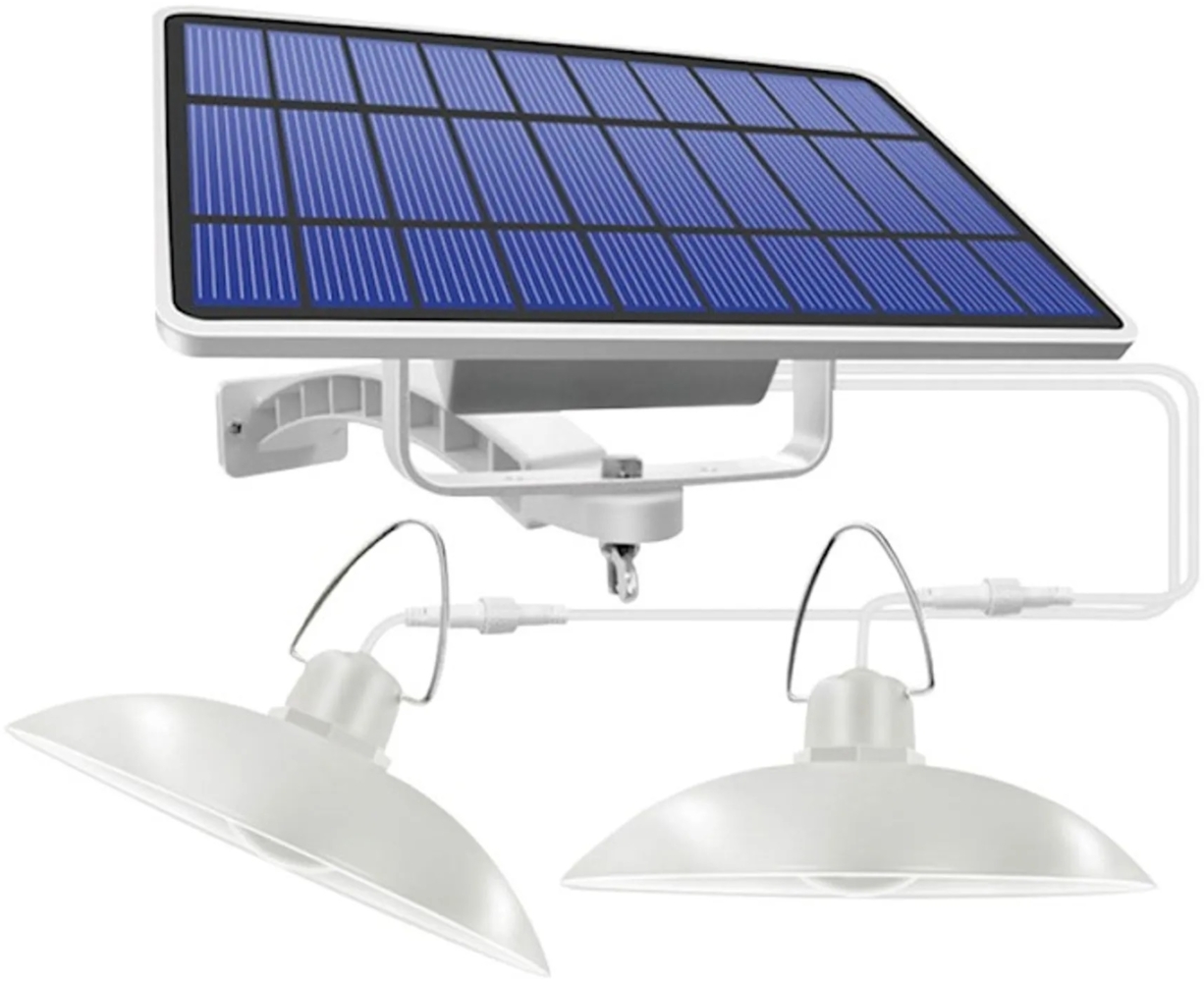 SUNARI Solar-Doppellampe LED FLS-80 6W 520lm 4500K 5500mAh Li-Ion Forever Light Bild 1