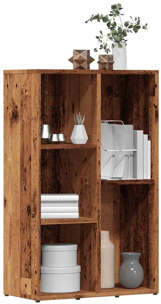 vidaXL Bücherregal Altholz-Optik 45 x 25 x 80 cm Holzwerkstoff 855780 Bild 1