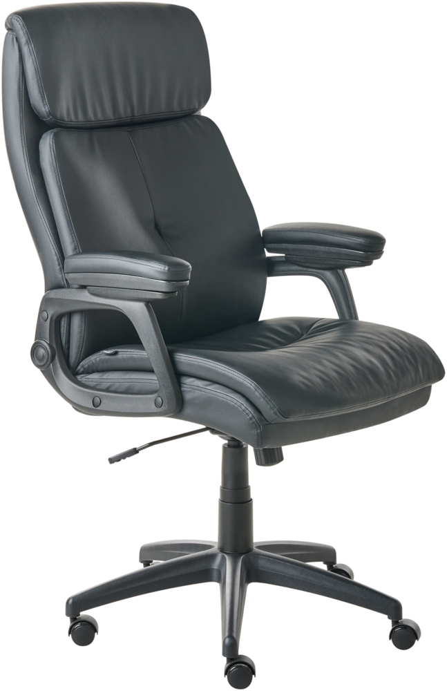 Chefsessel DIRECTOR Kunstleder Schwarz Bild 1