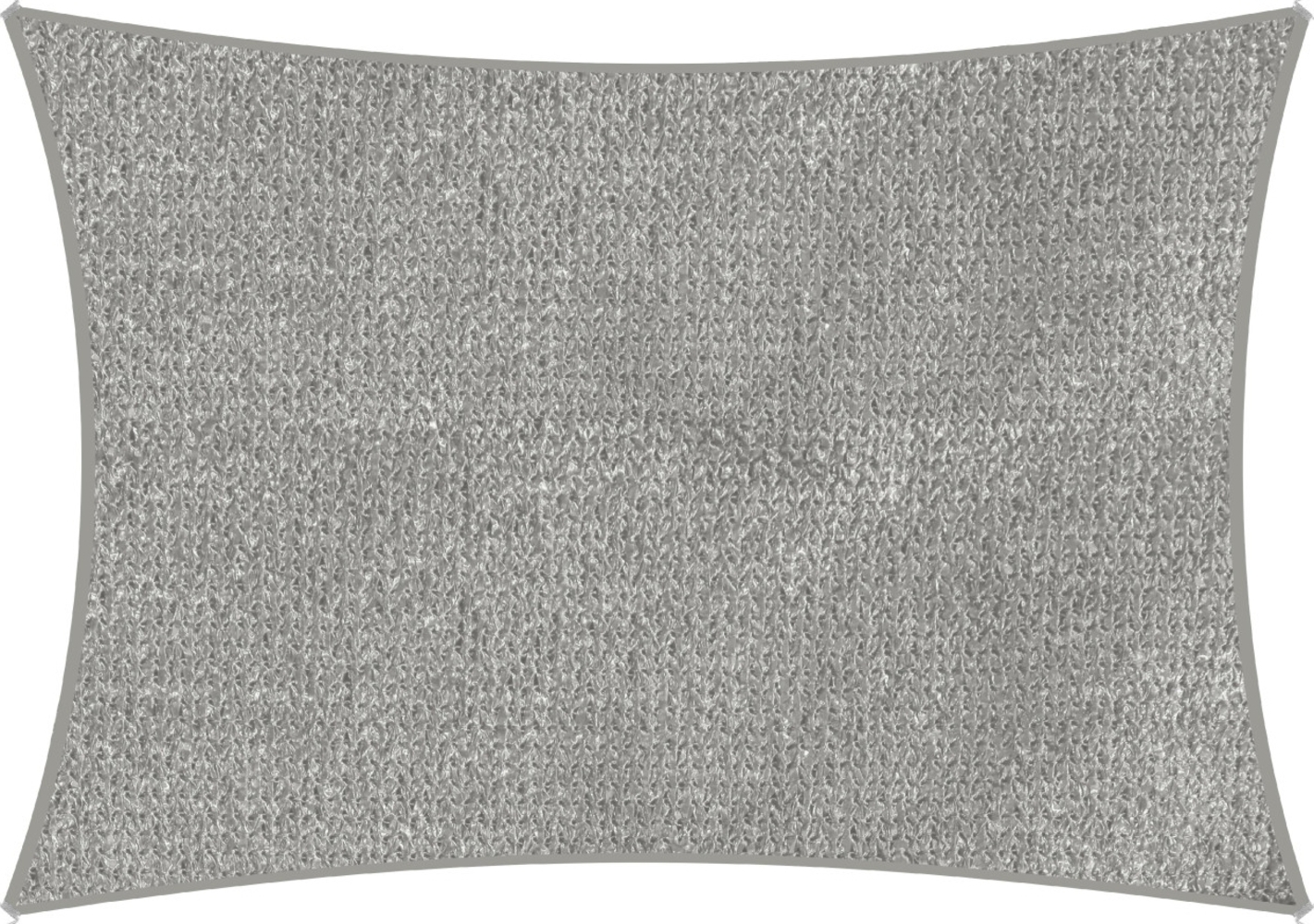 Sonnensegel Teneriffa viereckig, ca. 500 x 360 cm silbergrau Bild 1
