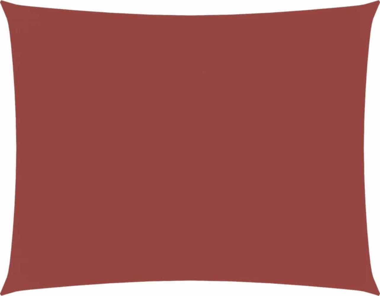 vidaXL Sonnensegel Oxford-Gewebe Rechteckig 3x4 m Terrakotta-Rot 135375 Bild 1
