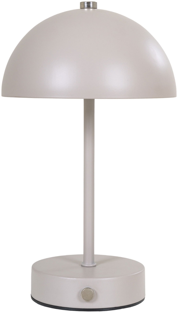 Tischleuchte, Metall, wiederaufladbar, Sand/Stahl Bild 1