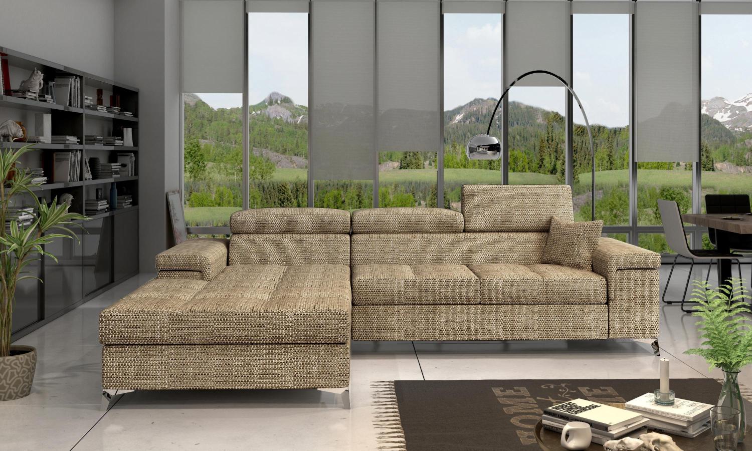 Wohnideebilder Ricardo Beige Ecksofas & Eckcouches Ric_05 Bild 1