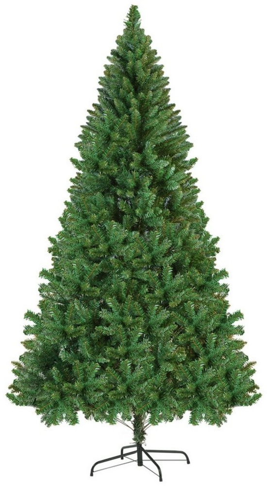 Rutaqian Künstlicher Weihnachtsbaum 150-210cm künstlicher Weihnachtsbaum,Grün Tannenbaum Christbaum, Tannenbaum, einfach zu montieren, Faltbarem Metallständer. Christbaum Ständer Bild 1