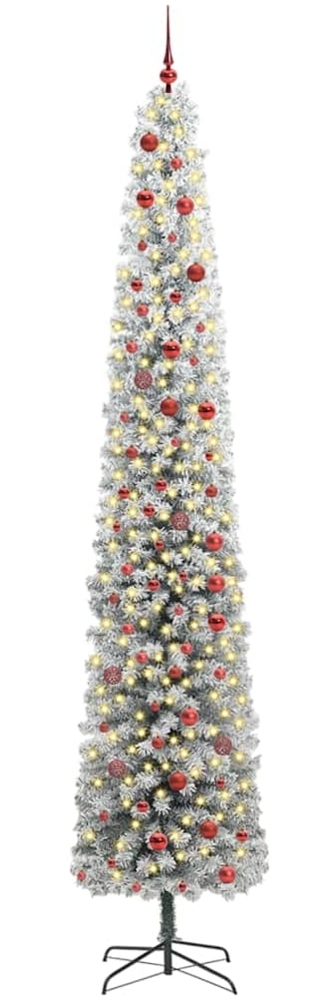 vidaXL Künstlicher Weihnachtsbaum mit 300 LEDs mit Ständer Grün 300 cm 3395062 Bild 1