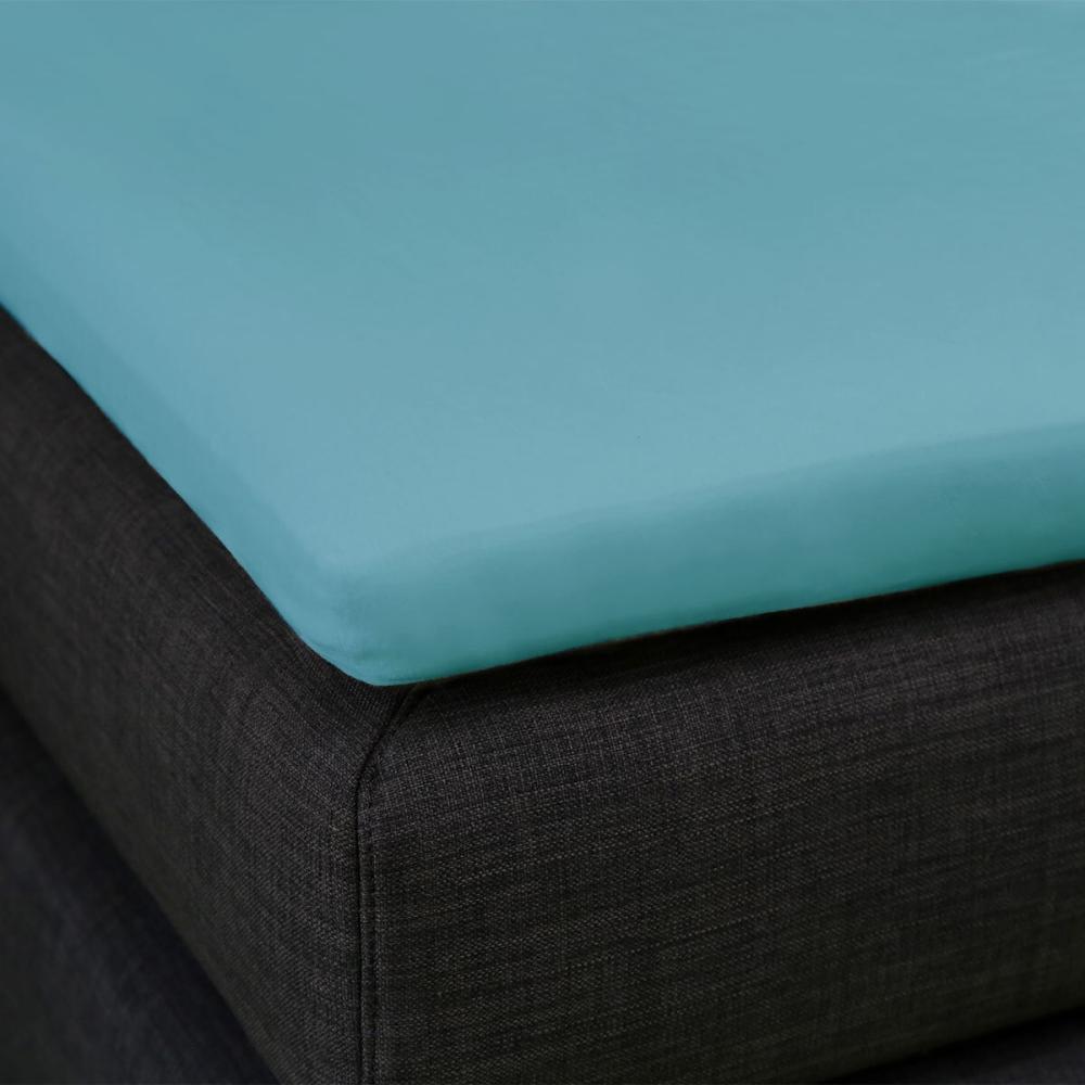 Formesse Split-Topper Spannbetttuch La Piccola Duo 2 | 200x210 - 220 cm | arktis Bild 1