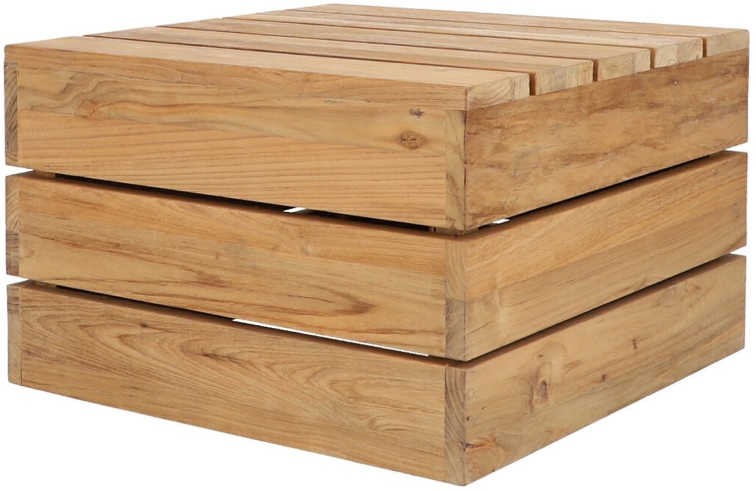 Beistelltisch Move aus recyceltem Teakholz, 54 cm Bild 1