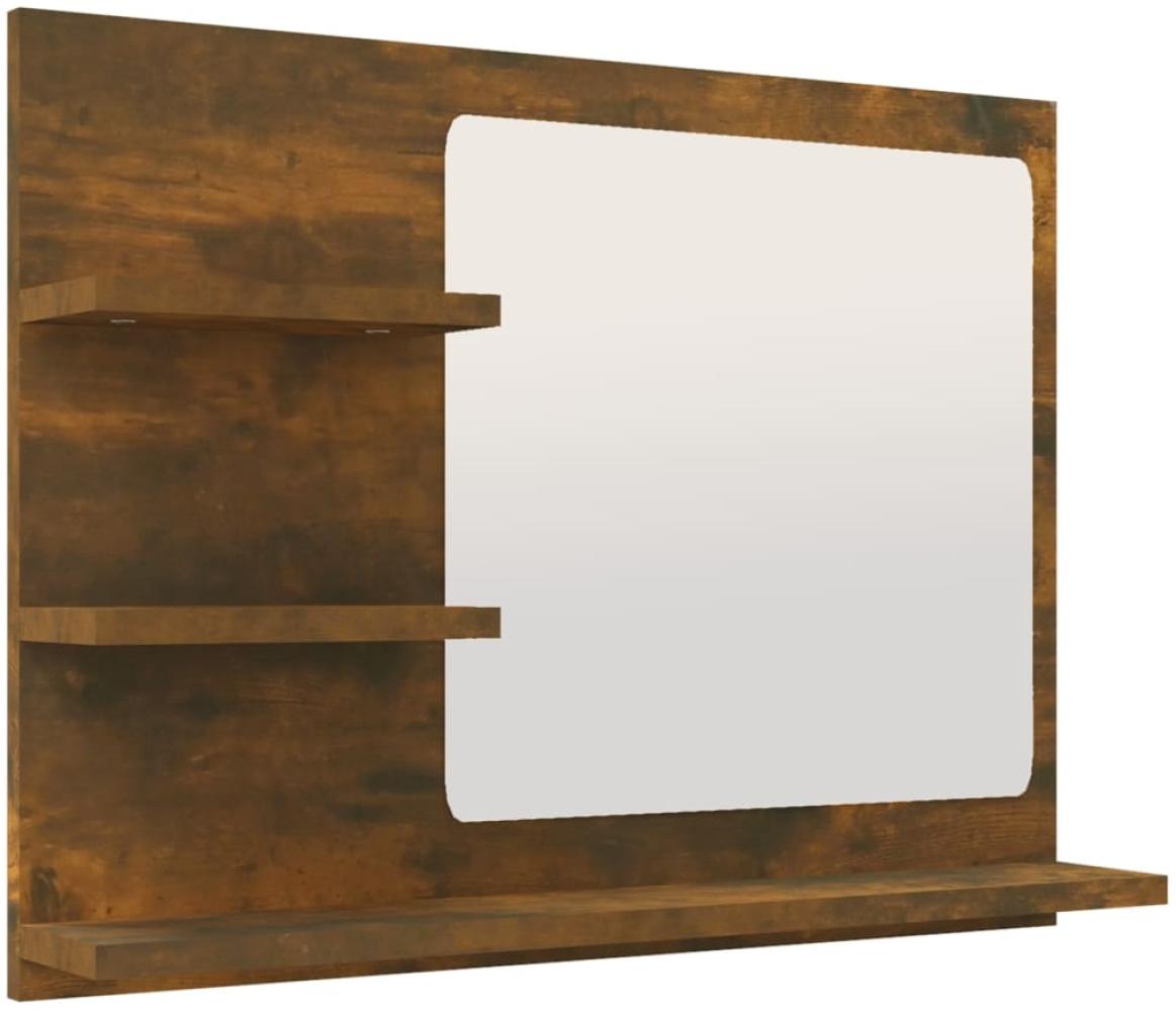 vidaXL Badspiegel Räuchereiche 60x10,5x45 cm Holzwerkstoff 815660 Bild 1