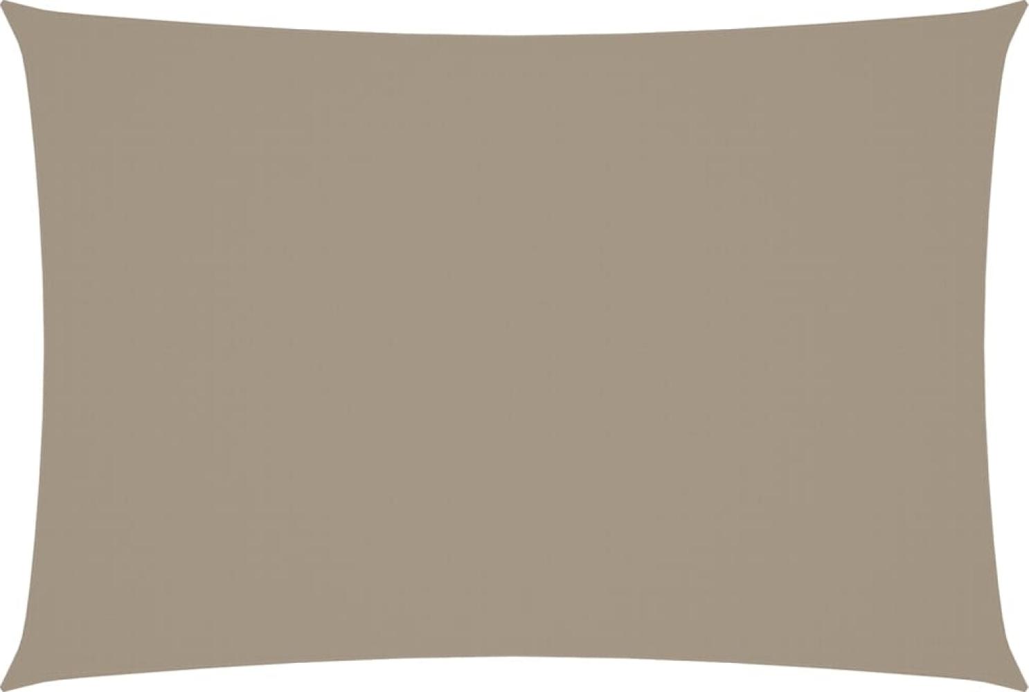 vidaXL Sonnensegel Oxford-Gewebe Rechteckig 3x5 m Taupe 135432 Bild 1