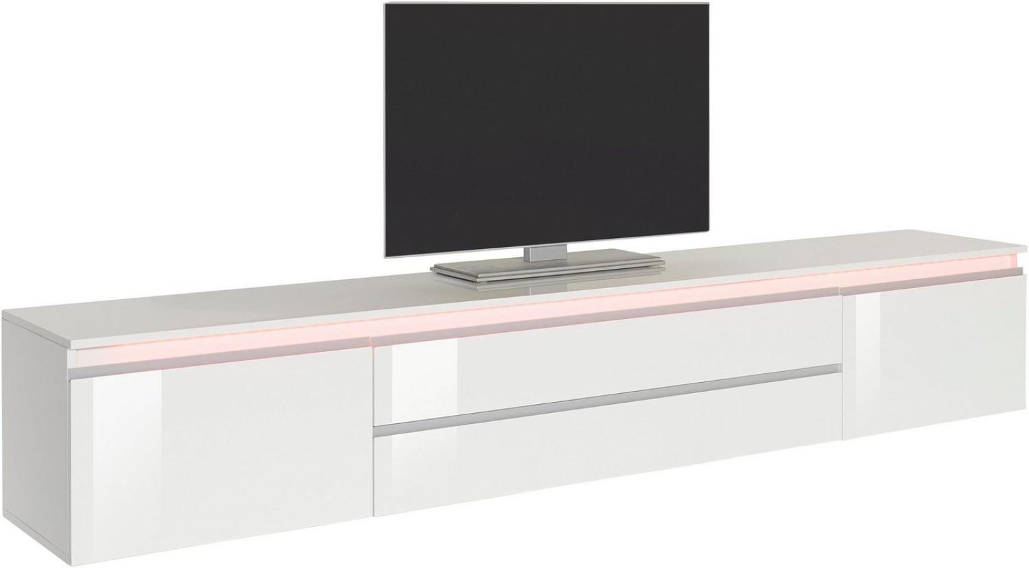 INOSIGN Lowboard Magic,Lowboard,TV-Kommode,TV-Möbel,TV-Bank, mit 2 Türen und 2 Schubkästen (B/T/H) 240x40x40 cm Bild 1