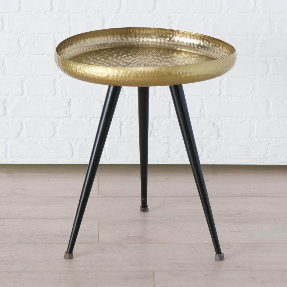 Boltze Shinah Tisch Eisen gold 51 cm Bild 1