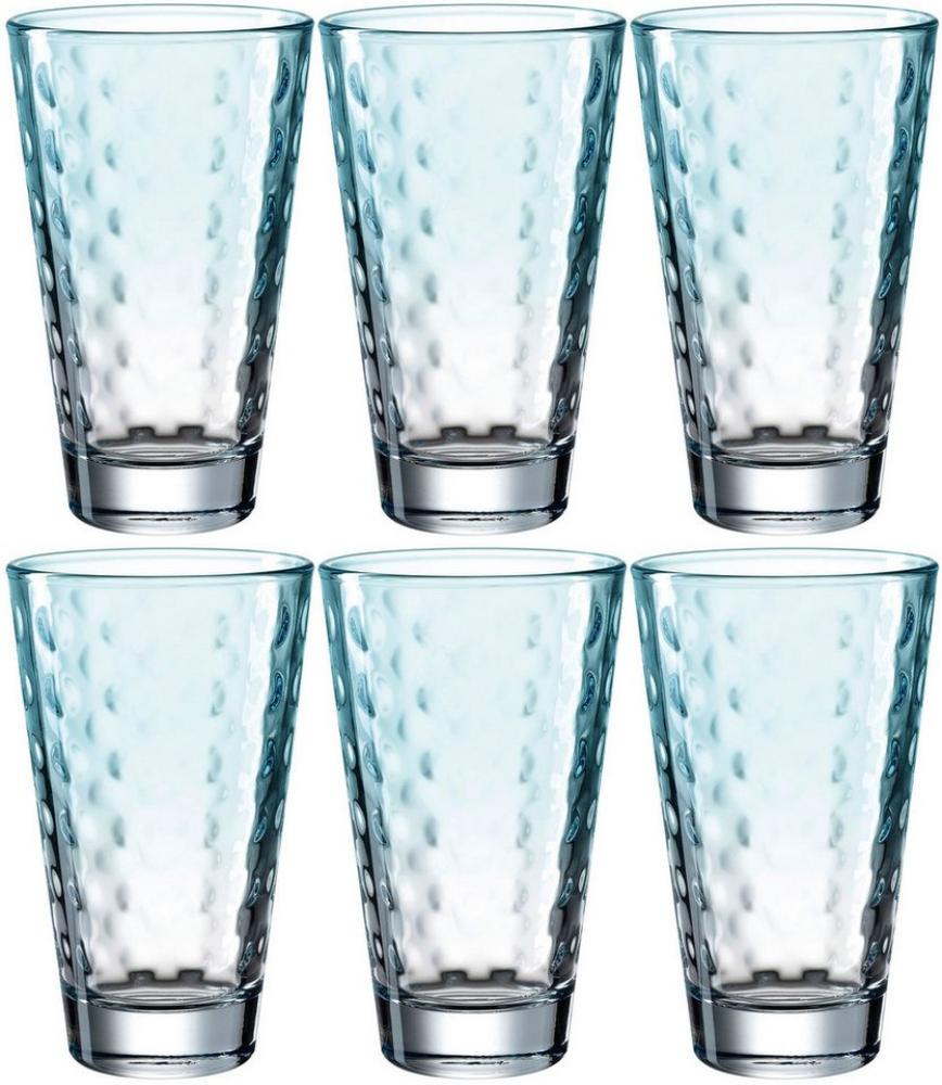 LEONARDO Longdrinkglas OPTIC, Glas, 300 ml, 6-teilig Bild 1