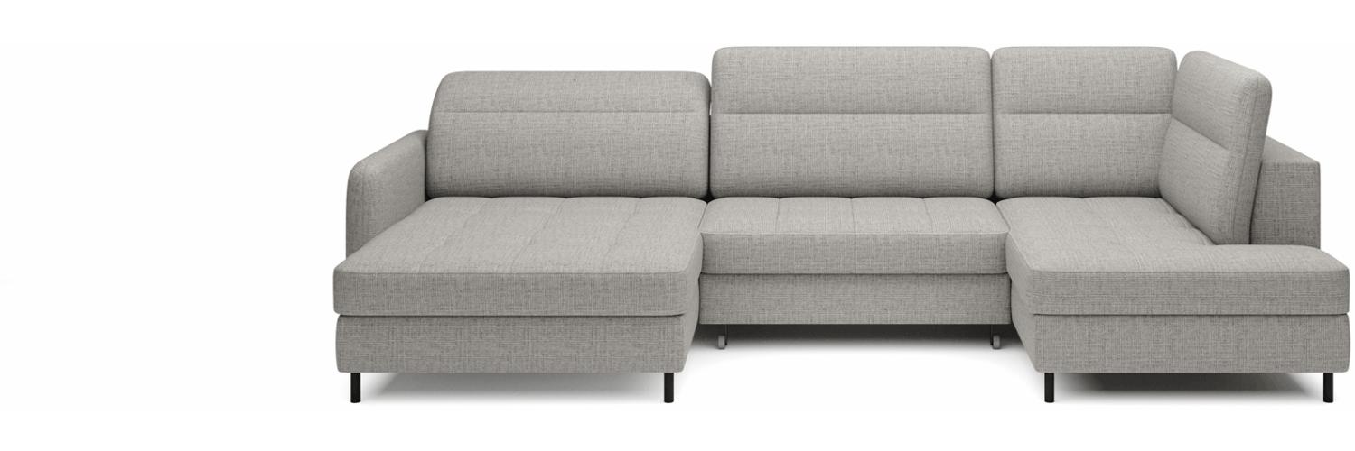 ELTAP 'Berrto' Ecksofa,, Grau meliert, 300x130, Rechts Bild 1