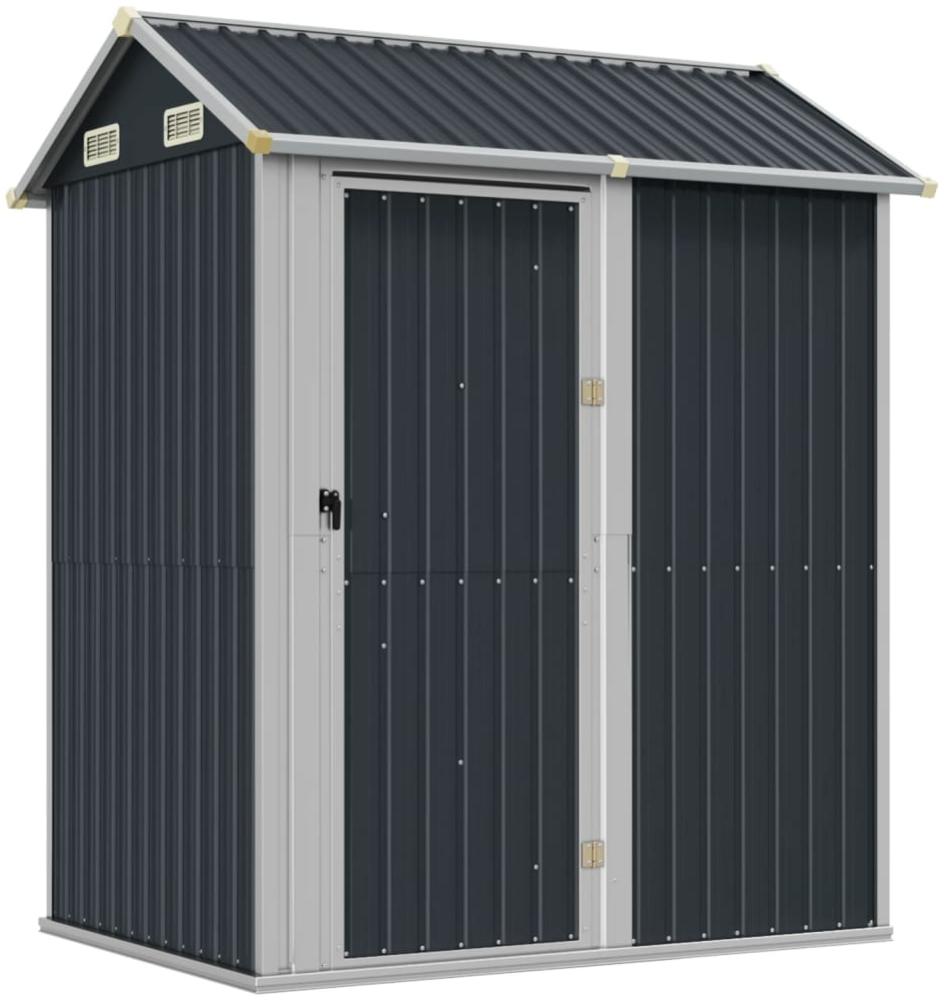 vidaXL Gerätehaus Anthrazit 192x152,5x237 cm Verzinkter Stahl 364531 Bild 1