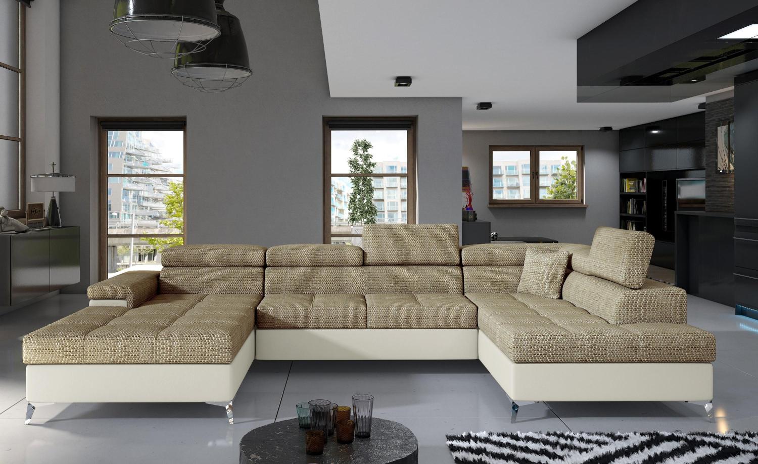 Wohnideebilder Eduardo Beige Ecksofas & Eckcouches Edr_31 Bild 1