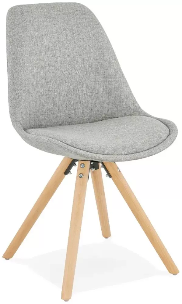 Kokoon Design Stuhl Brasa Grau und Natur Bild 1