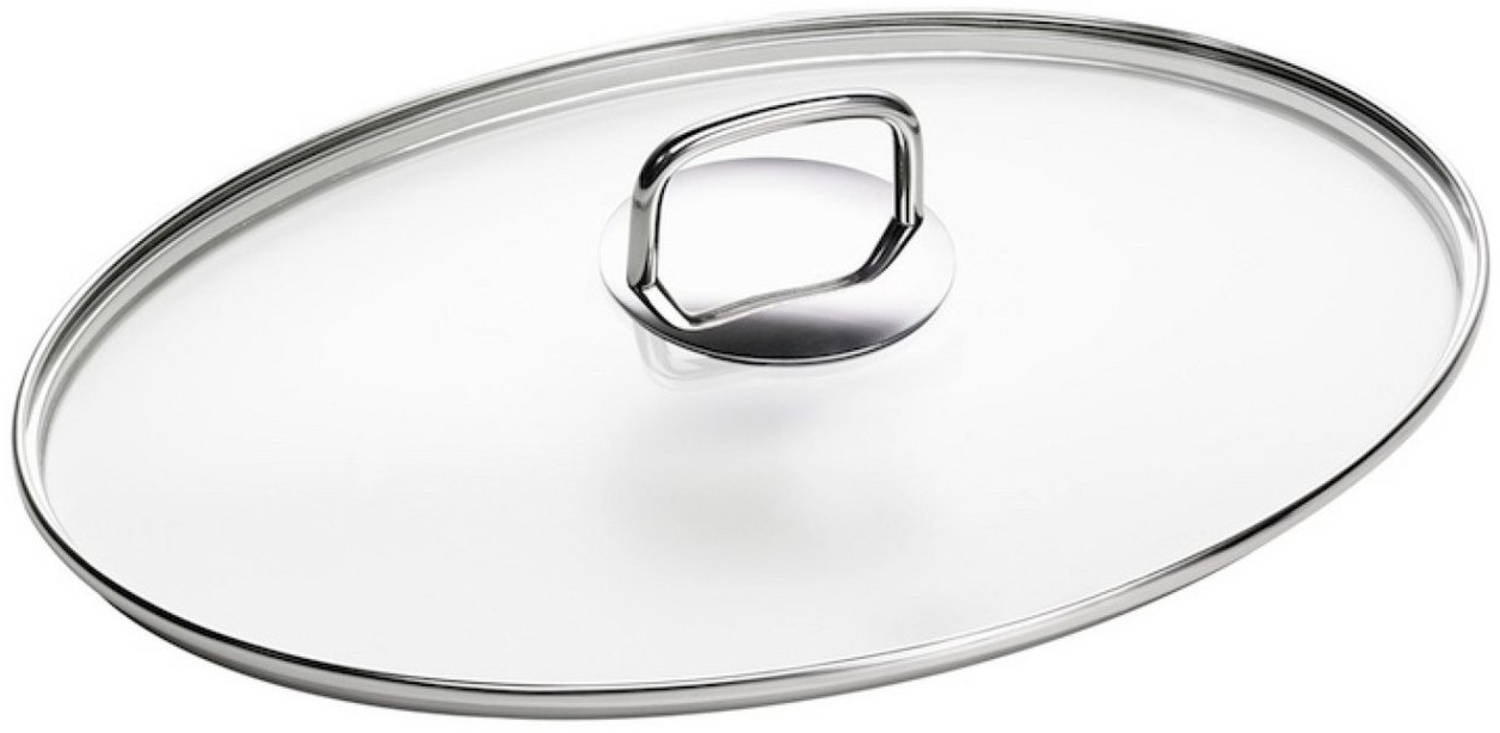 Schulte-Ufer Charisma Glasdeckel für Fischpfanne, Deckel, Oval, Bruchsicher, Hitzebeständig, Glas, 36x24 cm, 1996-34 Bild 1