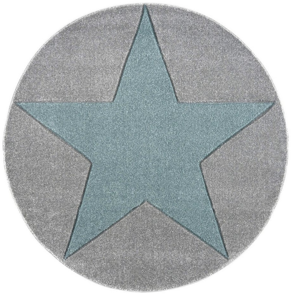 Happy Rugs Kinderteppich Shootingstar rund, rund, Höhe: 18 mm, weicher Flor Bild 1