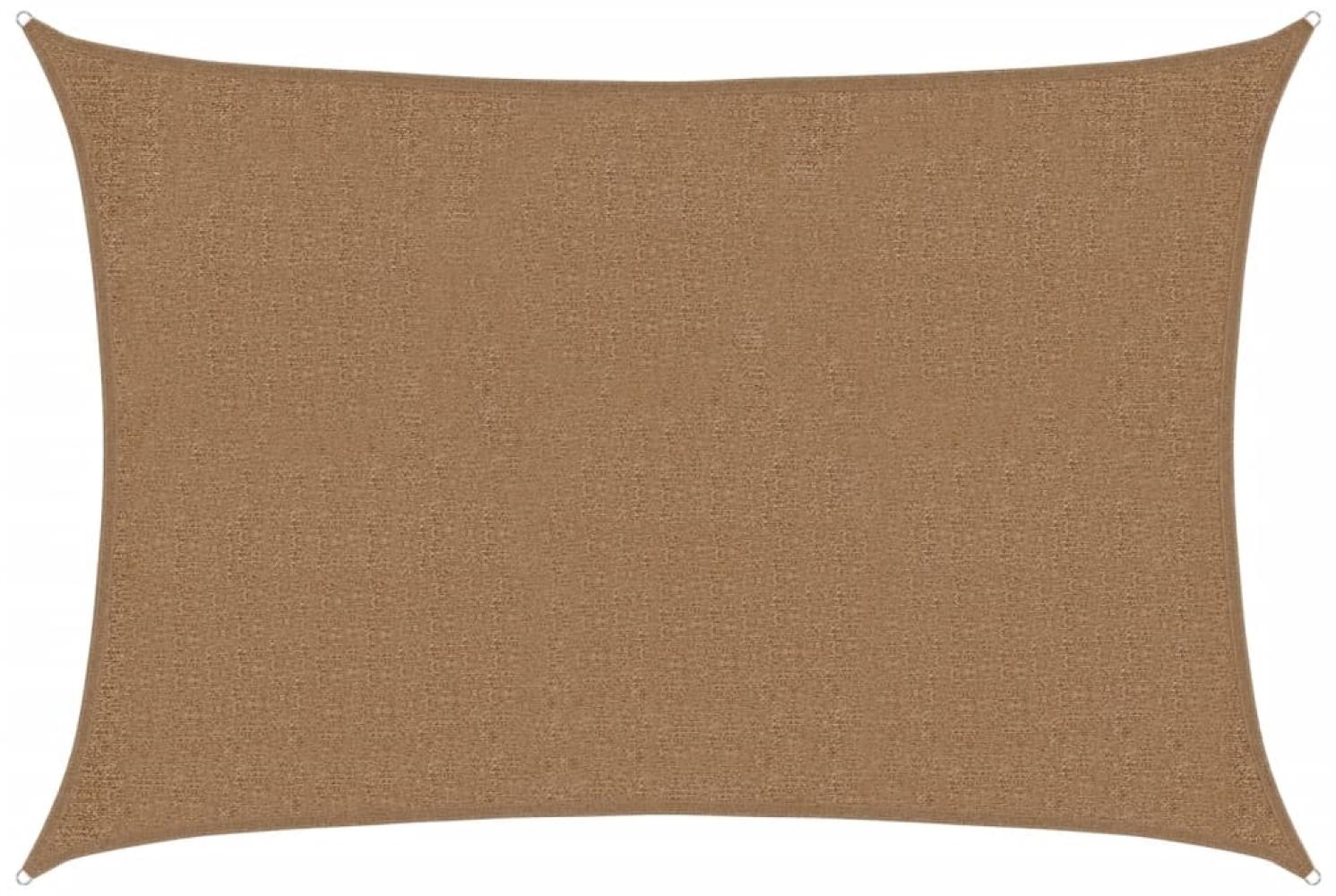 vidaXL Sonnensegel 160 g/m² Taupe 2x3 m HDPE 311392 Bild 1