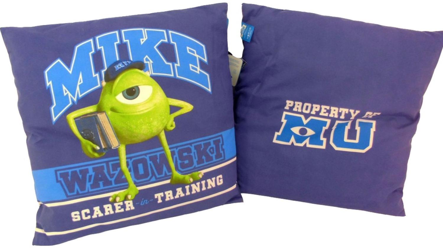 Monster University Mike Kissen Kuschelkissen Dekokissen blau 40 x 40 cm Bild 1