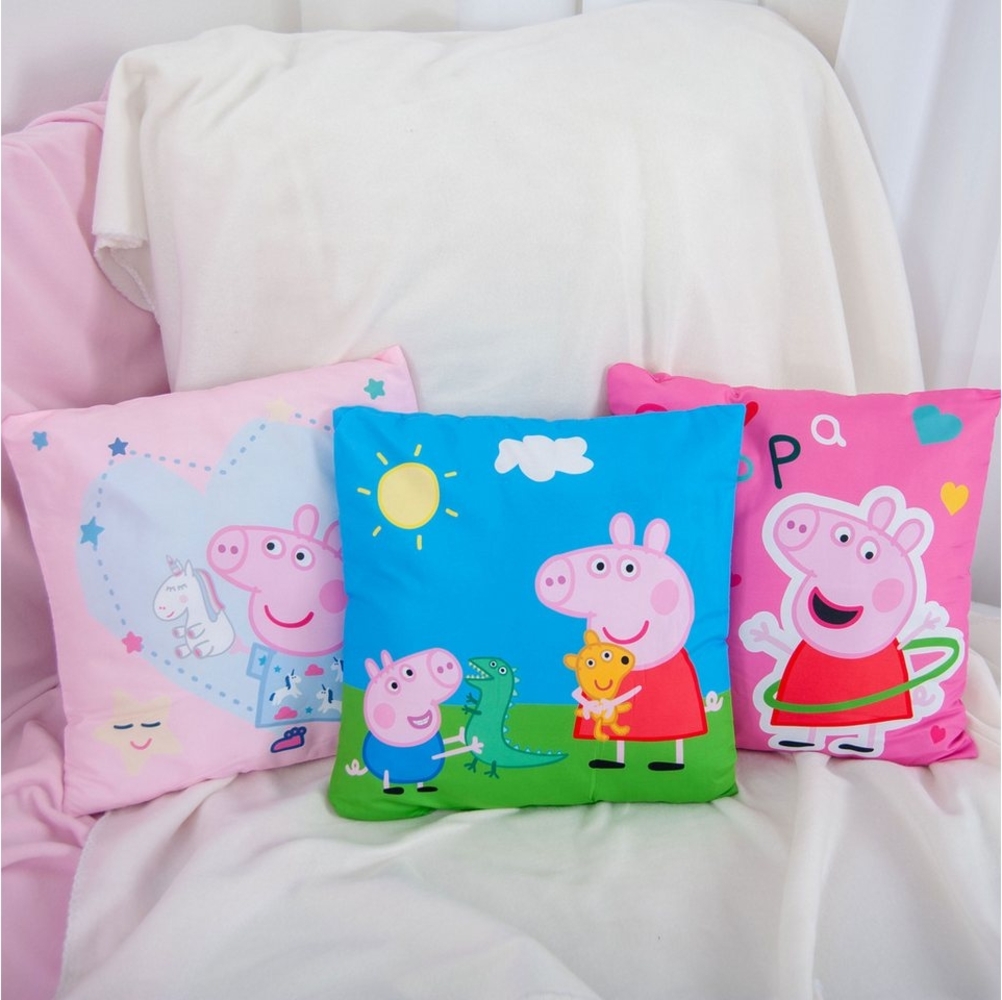 Peppa Pig Dekokissen Peppa Pig, hochfarbig bedruckt Bild 1