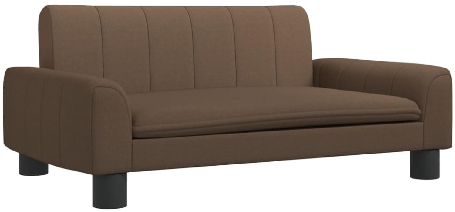 vidaXL Kindersofa Braun 70x45x30 cm Stoff 3196271 Bild 1