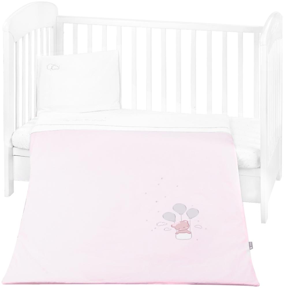 Kikkaboo Babybettwäsche Set Dream Big 5-teilig Decke 135 x 95cm Kissen 45 x 35cm rosa Bild 1