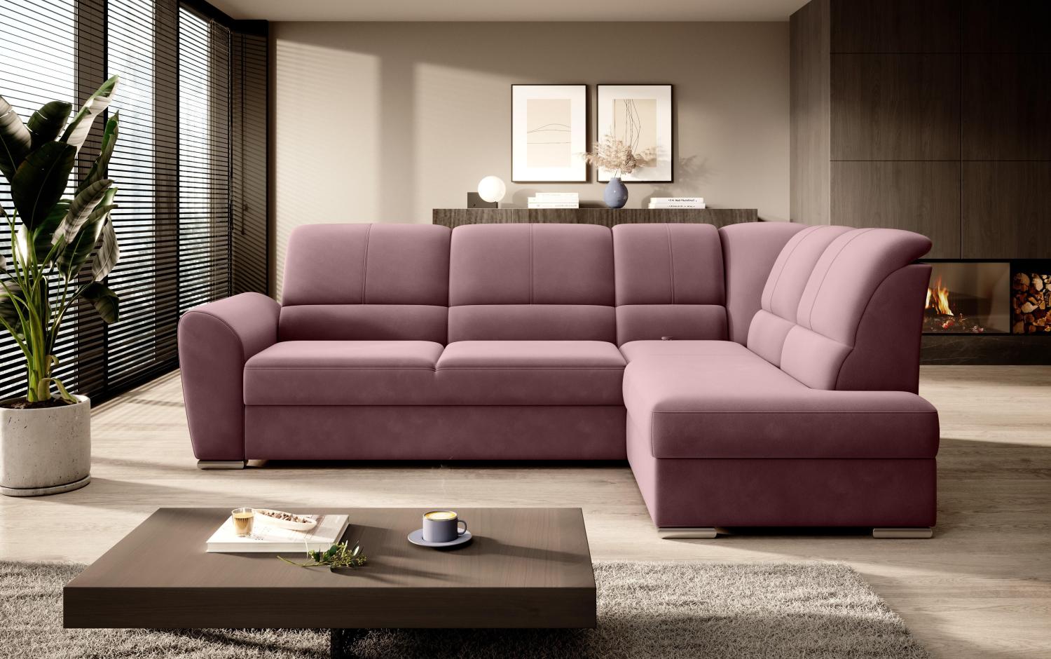 Wohnideebilder Siber Rosa Ecksofas & Eckcouches CO-SIB-RT-24VE Bild 1