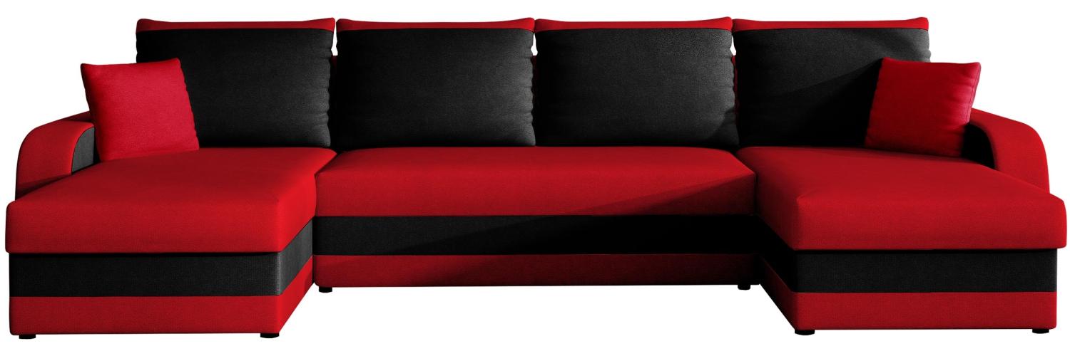 Ecksofa Kristofer U, Farbe: Mikrofaza 0022 + Mikrofaza 0015 Bild 1