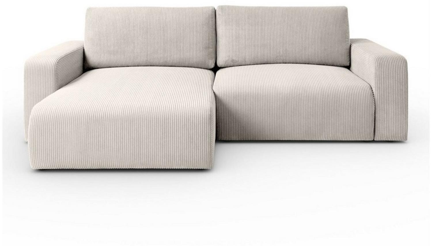 Lookway Ecksofa OPERA L-Form Couch, mit Bettfunktion und Bettkasten Bild 1