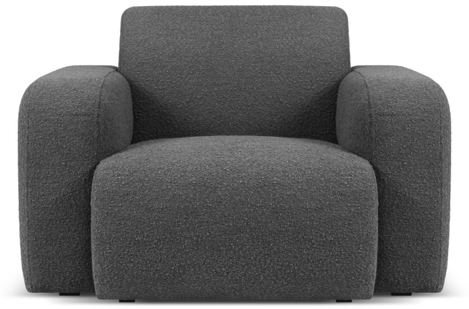 Micadoni Boucle Sessel Molino Boucle Dunkelgrau Bild 1