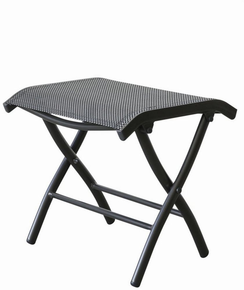 Gardissimo Fußhocker Windsor Alu Hocker Sitzhocker Gartenhocker wetterfest (Gartenhocker Windsor, Windsor Hocker), pflegeleicht wetterfest stabil Bild 1