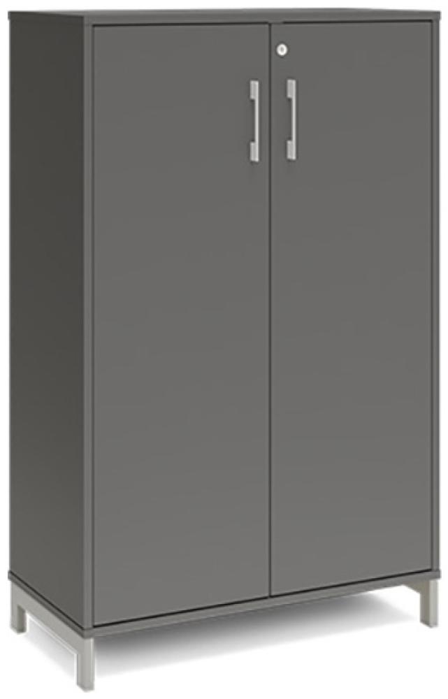 Büroschrank DNA 800x1275 mm Anthrazit/Weiß 3A4 Bild 1