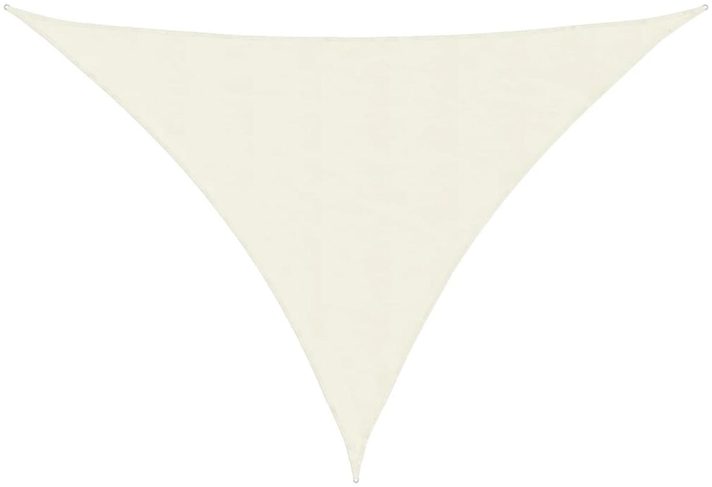 vidaXL Sonnensegel Oxford-Gewebe Dreieckig 5x5x6 m Creme 135238 Bild 1