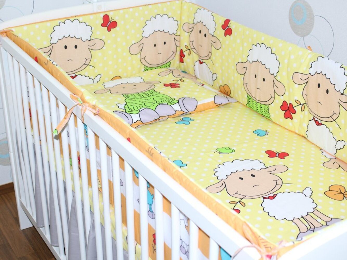 Primawela Bettnestchen Nestchen 420 cm Bettumrandung Baby Bett Kinder Nest Kopfumrandung Bild 1