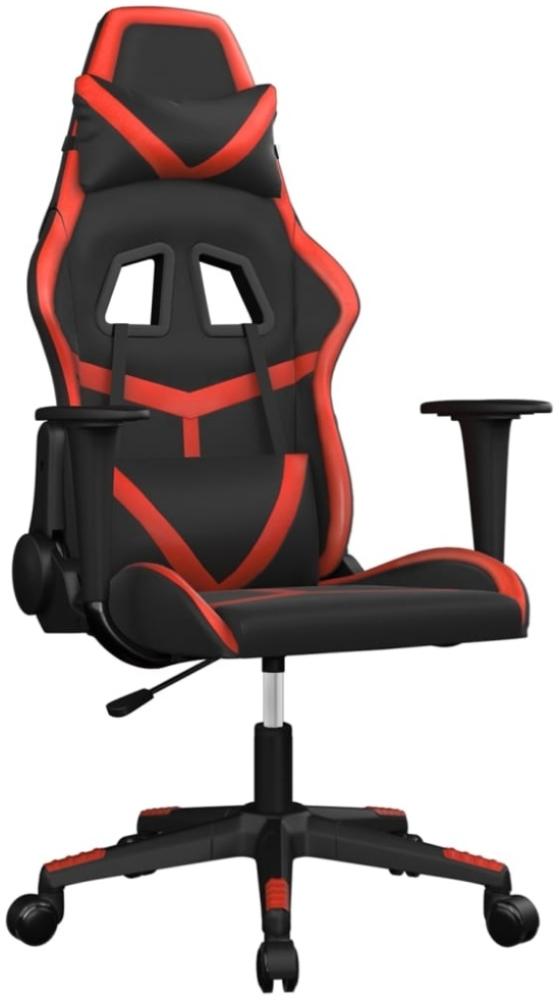 vidaXL Gaming-Stuhl Schwarz und Rot Kunstleder 3143666 Bild 1