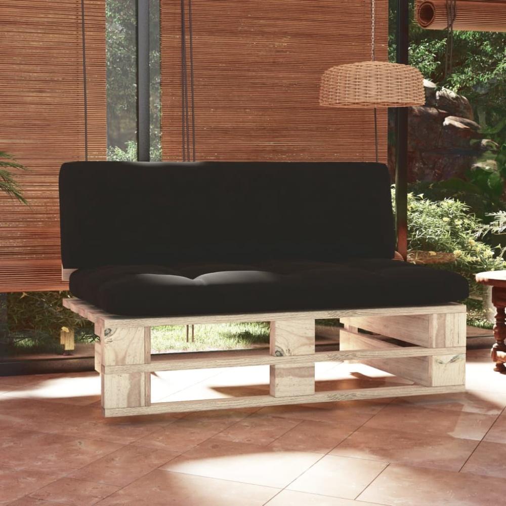 vidaXL Outdoor-Mittelsofa Paletten Imprägniertes Kiefernholz Bild 1