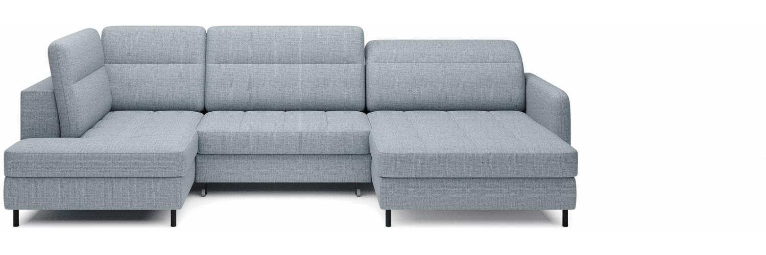 ELTAP 'Berrto' Ecksofa,, Hellblau, 300x130, Links Bild 1