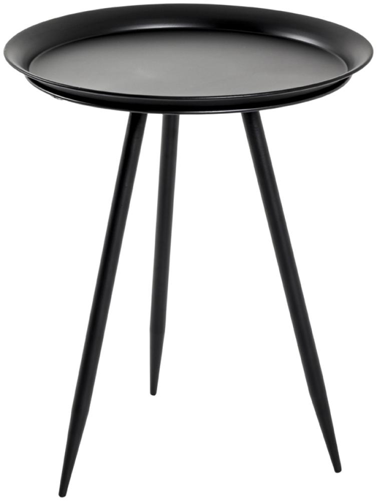 Beistelltisch in Schwarz aus Metall - 54cm (H) Bild 1