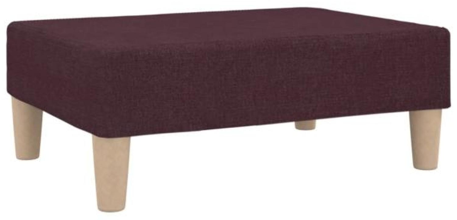 Fußhocker Lila 78x56x32 cm Stoff [337685] Bild 1