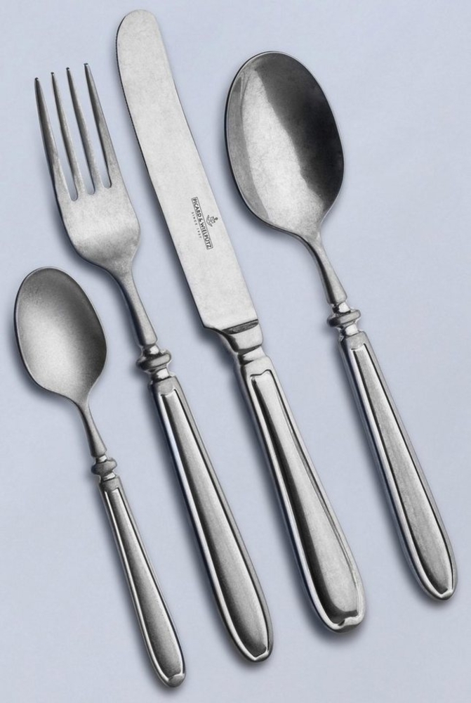 Picard & Wielpütz Solingen Besteck-Set Landhaus (24-tlg), 6 Personen, Chromnickelstahl 18/10, Vintage-Look, Stone washed, inkl. Klappetui Bild 1