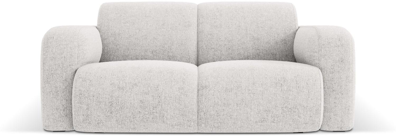 Micadoni Boucle Sofa Molino 2-Sitzer Chenille Hellgrau Bild 1