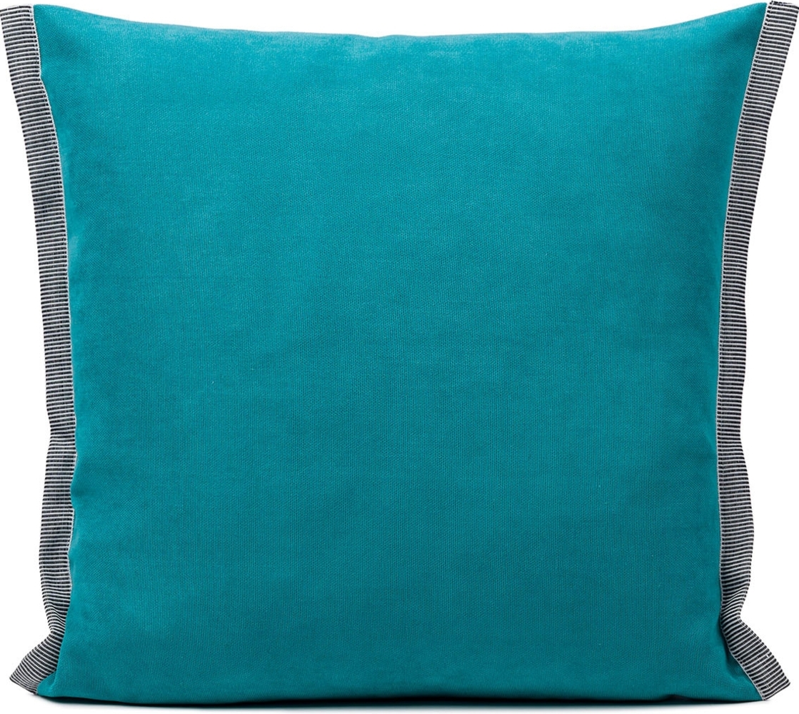 Kissenhülle CASTELLAN AQUA (BH 40x40 cm) Bild 1