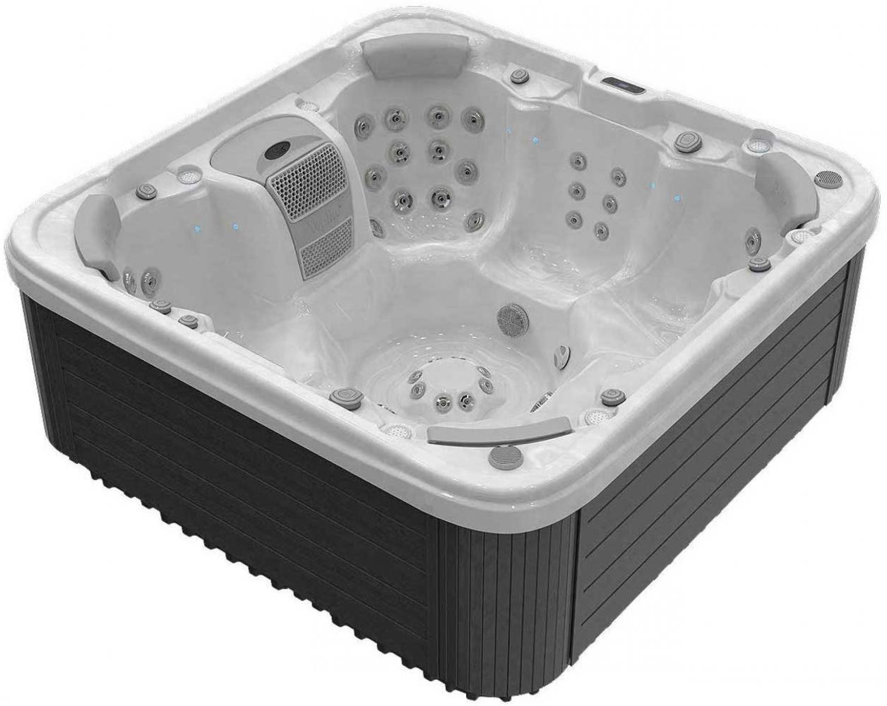 Wellis Vienna Life Whirlpool Außenwhirlpool 230x230x90cm für 7 Personen inkl. Thermocover Bild 1