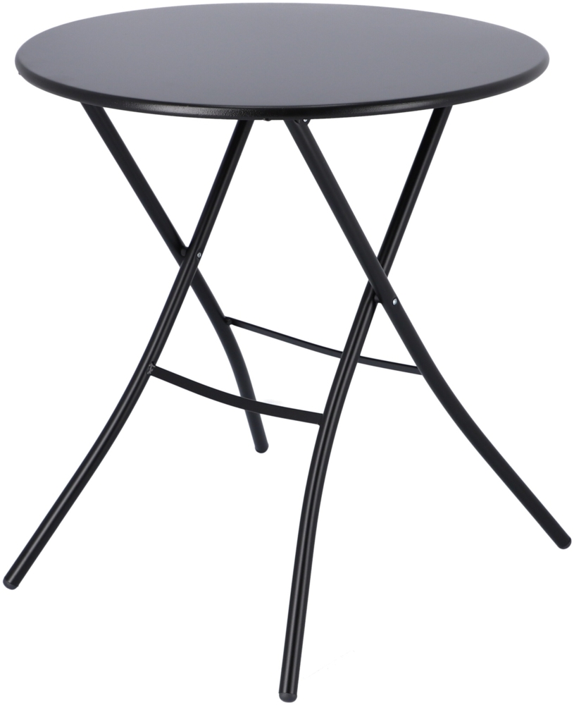 Outdoor Klapptisch Fiam Sirio, rund schwarz Bild 1